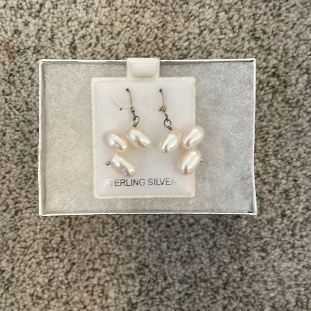 pearl earrings